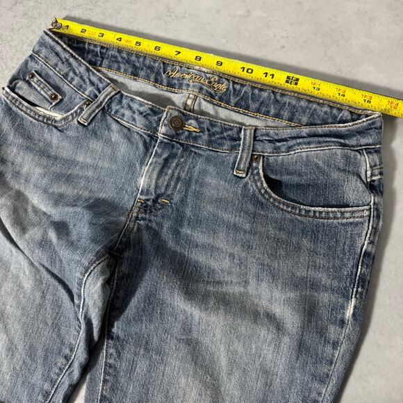 American Eagle Bootcut Jeans Medium Wash - Size: Womens 31W - Picture 3 of 10